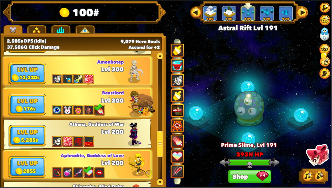 Clicker Heroes Screenshot 1
