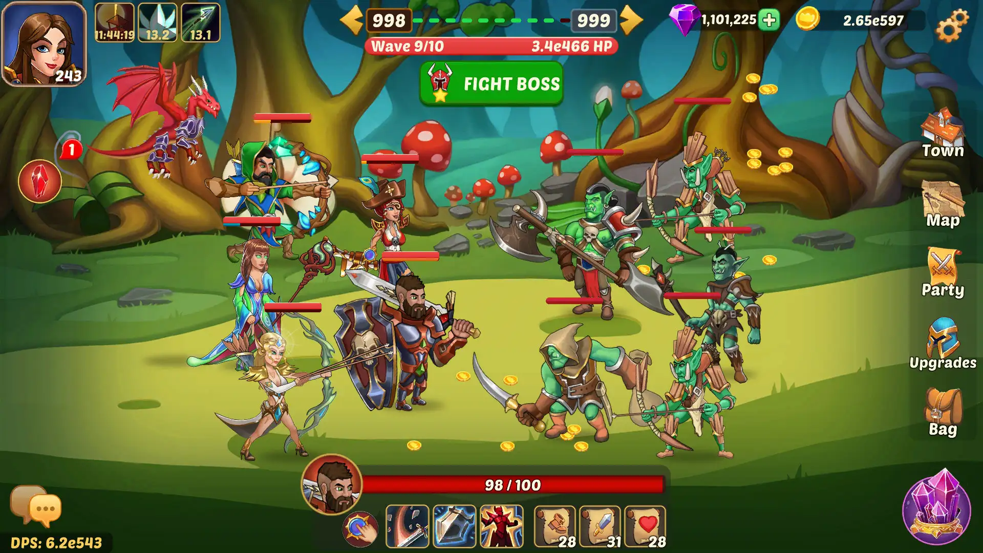 Firestone Idle RPG Screenshot 3