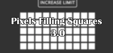 Pixels Filling Squares 3.0 Logo